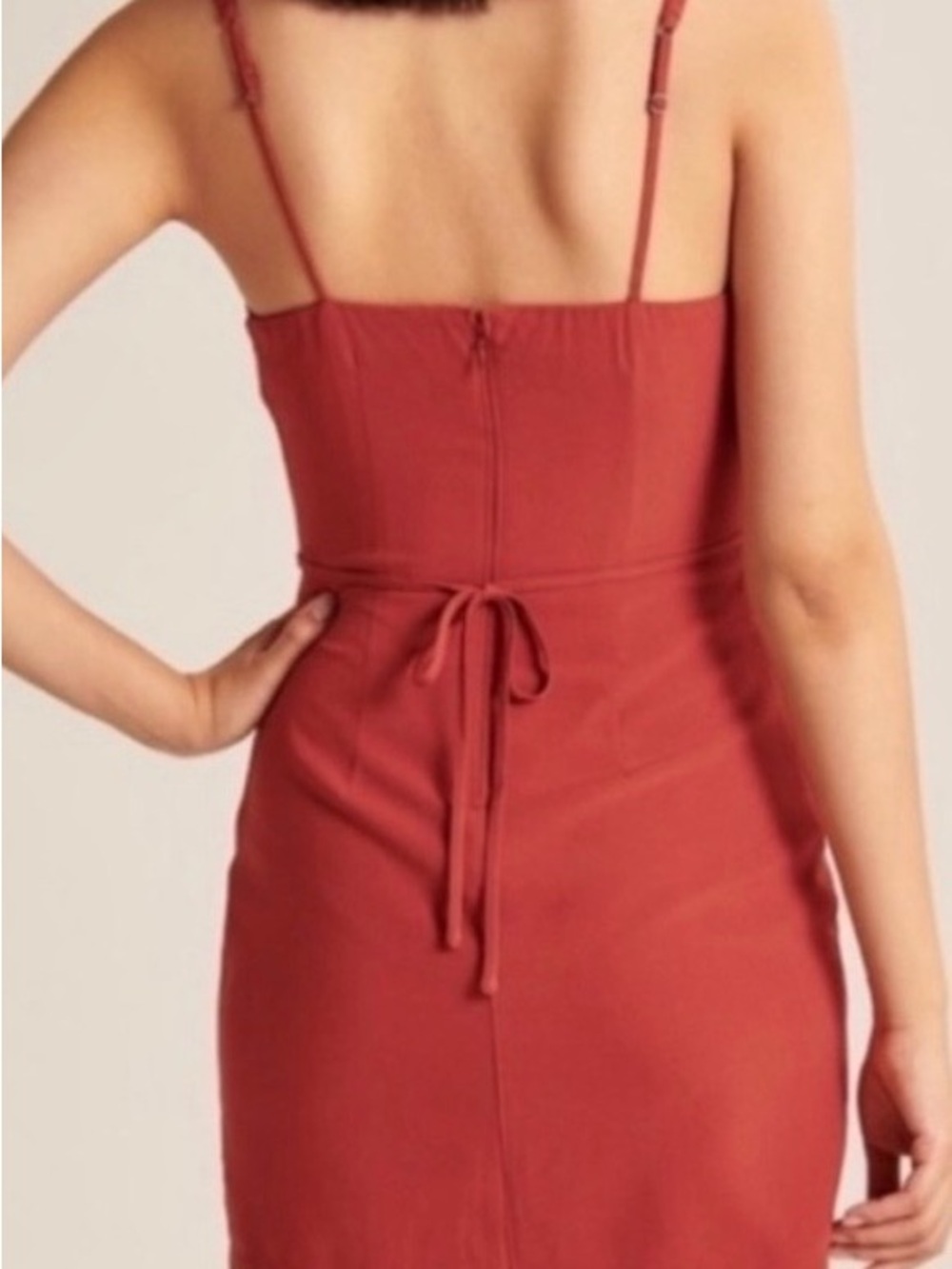 Abercrombie & Fitch Rust Red Mini Dress - Picture 2 of 4